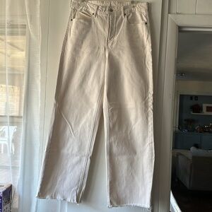 Old Navy Women's Extra High-Waisted Sky-Hi Wide-Leg Jeans Size 12